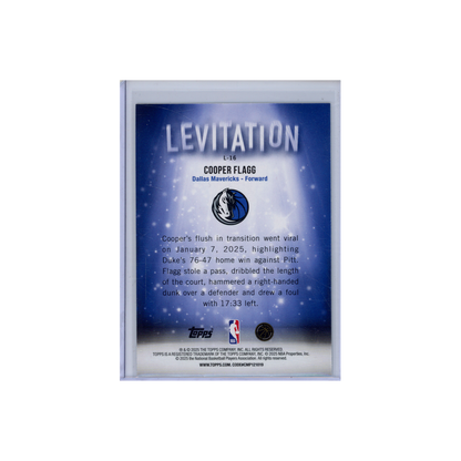 Cooper Flagg 2025 Topps Levitation Rookie