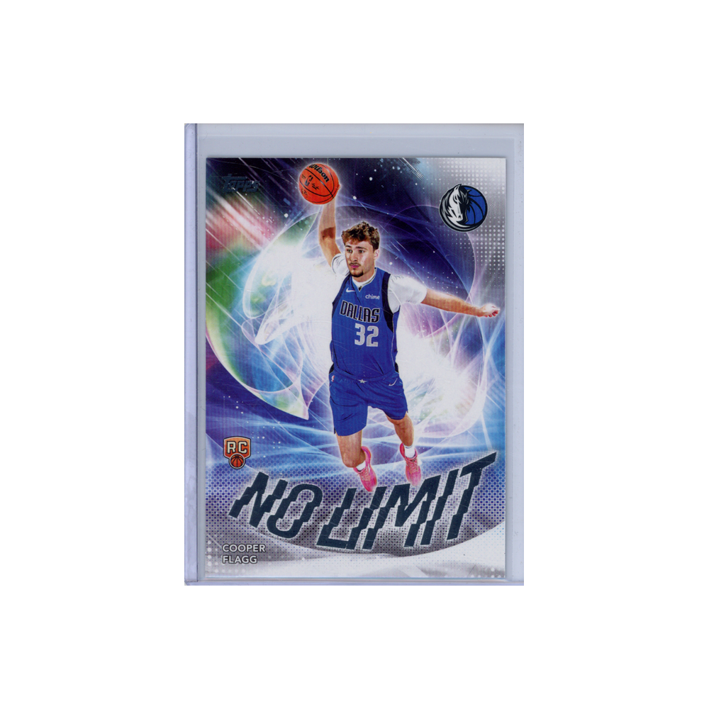 Cooper Flagg 2025 Topps No Limit Rainbow Foil Rookie
