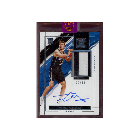 Franz Wagner 2021-22 Panini Impeccable Basketball Elegance RPA /99