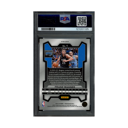 Franz Wagner 2023 Panini Prizm Basketball King Snake Prizm PSA 10