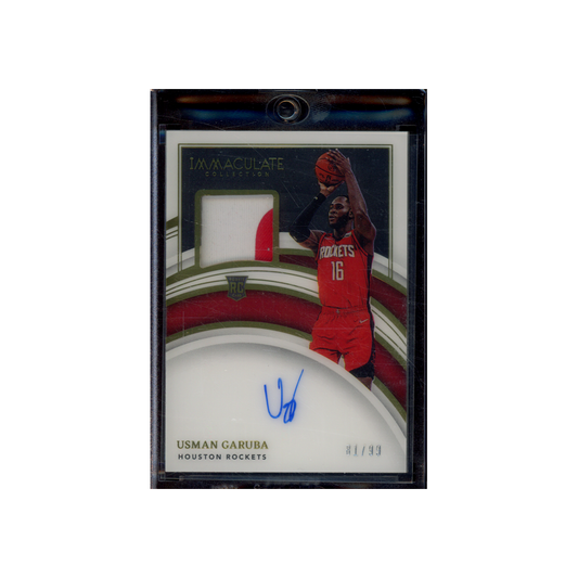 Usman Garuba 2021-22 Panini Immaculate Basketball RPA /99