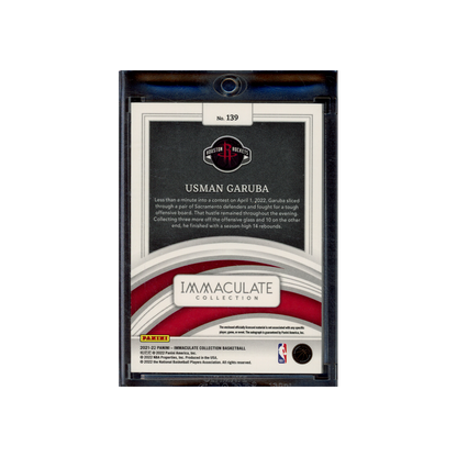 Usman Garuba 2021-22 Panini Immaculate Basketball RPA /99