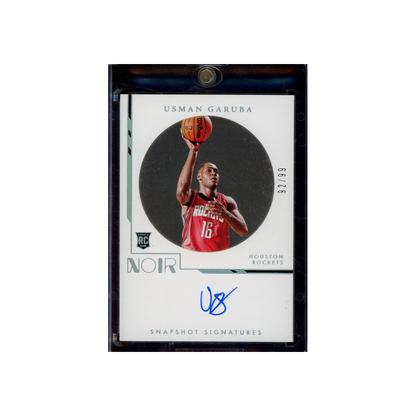 Usman Garuba 2021-22 Panini Noir Basketball Snapshot Signatures Rookie Auto 99