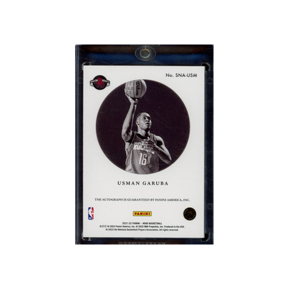 Usman Garuba 2021-22 Panini Noir Basketball Snapshot Signatures Rookie Auto 99