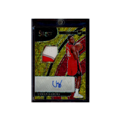 Usman Garuba 2021-22 Panini Select Basketball Fast Break Gold RPA /10