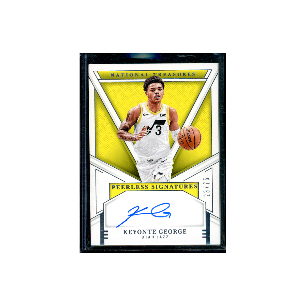 Keyonte George 2024-25 Panini National Treasures Basketball Peerless Signatures Auto /75