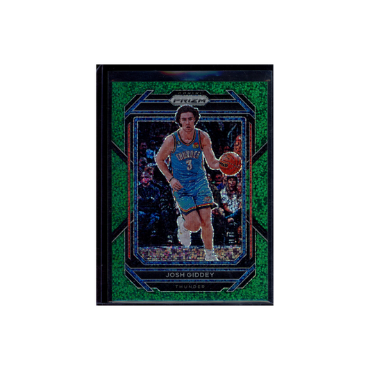 Josh Giddey 2022-23 Panini Prizm Basketball Green Sparkle /8