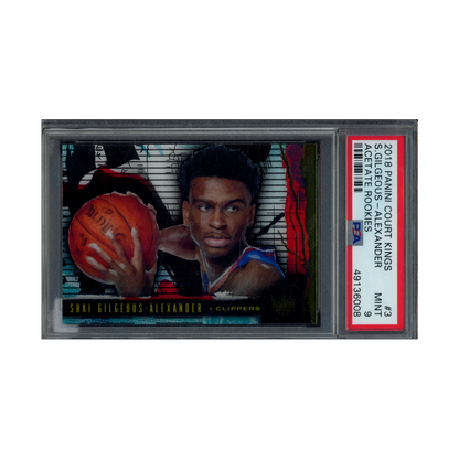 Shai Gilgeous-Alexander 2018 Panini Court Kings Basketball Acetate Rookies PSA 9
