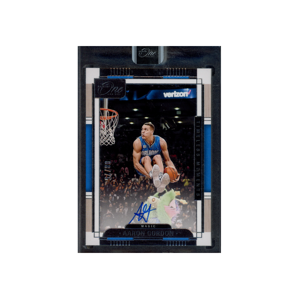 Aaron Gordon 2023-24 Panini One and One Basketball Timeless Moments Auto /75