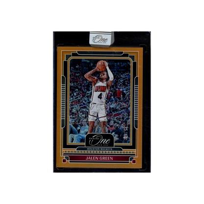 Jalen Green 2024-25 Panini One and One Basketball Orange /49