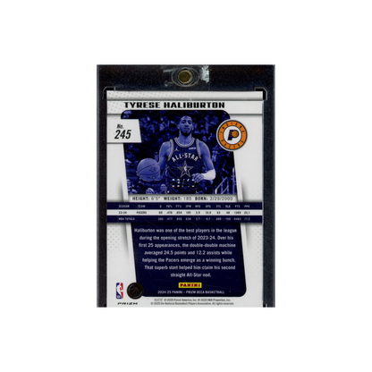 Tyrese Haliburton 2024-25 Panini Prizm Deca Basketball All-Star Gold Prizm /10