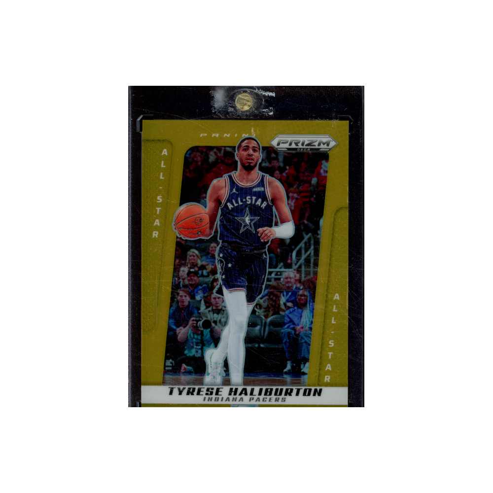 Tyrese Haliburton 2024-25 Panini Prizm Deca Basketball All-Star Gold Prizm /10