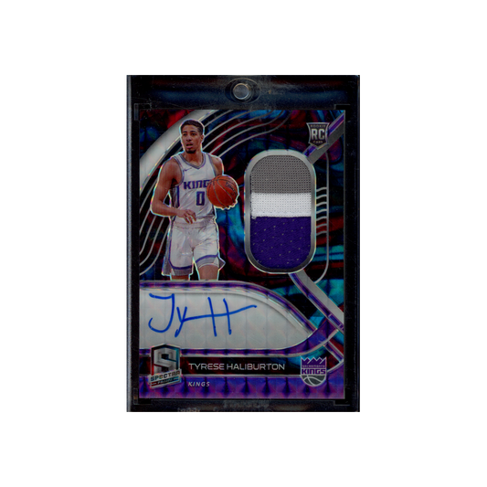Tyrese Haliburton 2020-21 Panini Spectra Basketball RPA /49