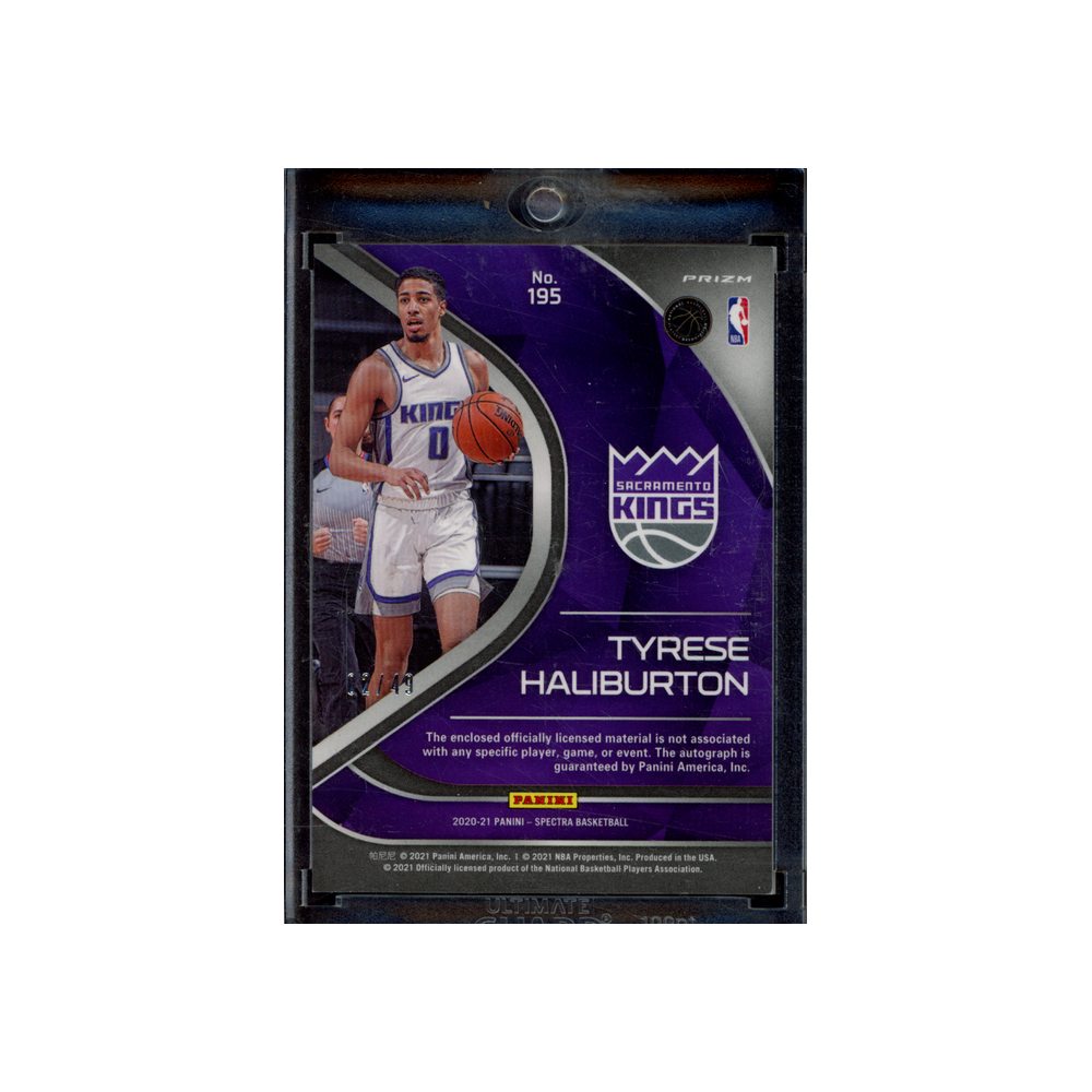 Tyrese Haliburton 2020-21 Panini Spectra Basketball RPA /49