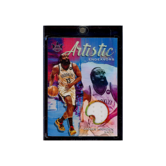 James Harden 2020-21 Panini Court Kings Basketball Artistic Endeavors Patch /149