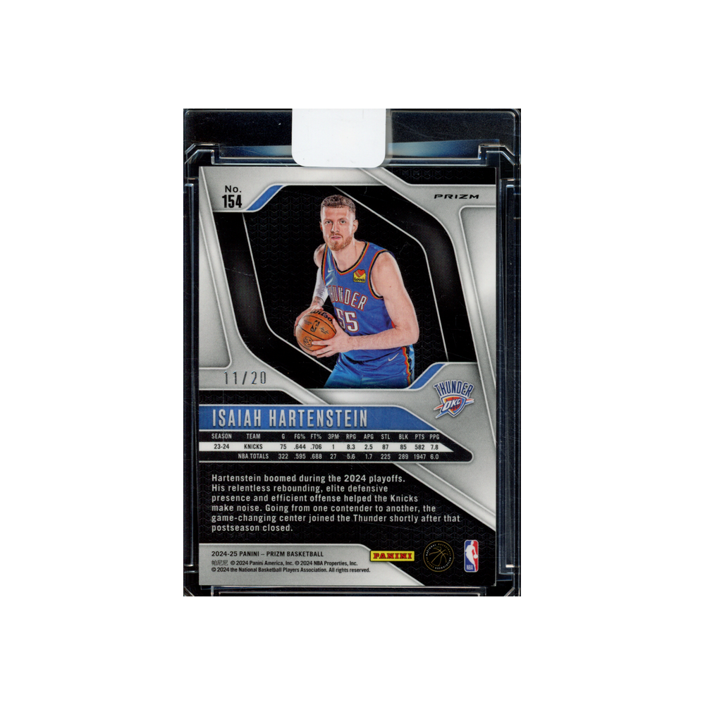 Isaiah Hartenstein 2024-25 Panini Prizm Basketball Cherry Blossom Prizm /20