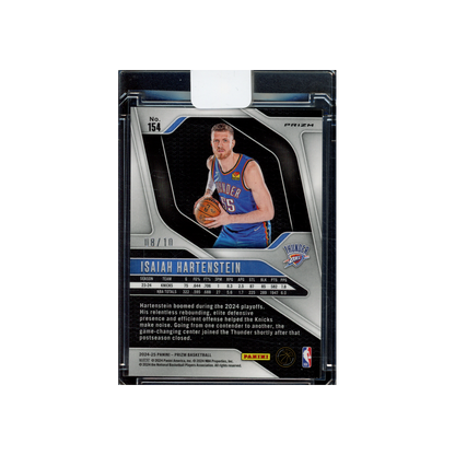 Isaiah Hartenstein 2024-25 Panini Prizm Gold Wave Prizm /10