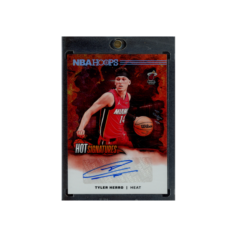 Tyler Herro 2024-25 Panini Hoops Basketball Hot Signatures Auto 1/1