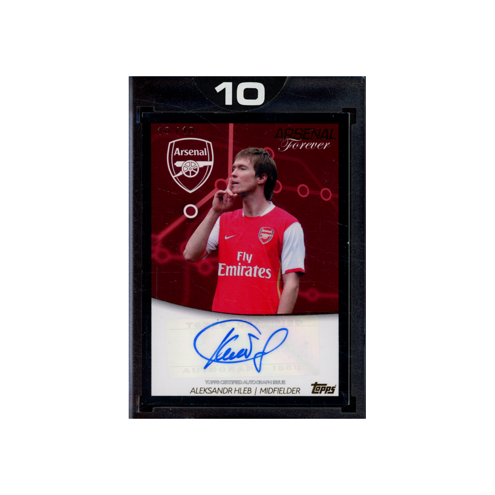 Aleksandr Hleb 2024 Arsenal Forever Auto Black /10