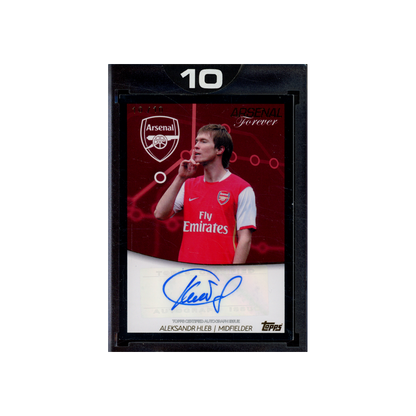Aleksandr Hleb 2024 Arsenal Forever Auto Black /10