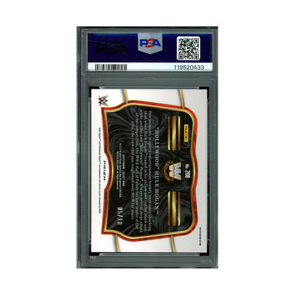 Hulk Hogan 2023 Panini Select WWE Gold Flash Ringside /10 PSA 10
