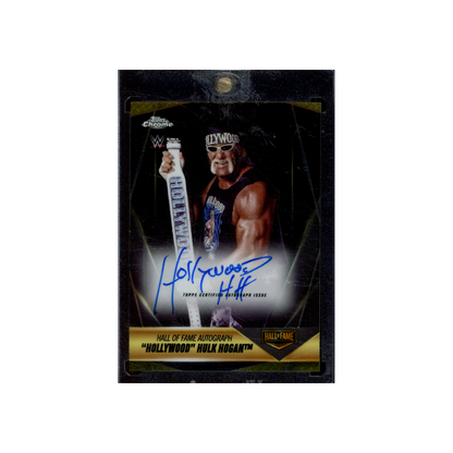 Hollywood Hulk Hogan 2025 Topps Chrome Hall of Fame Auto