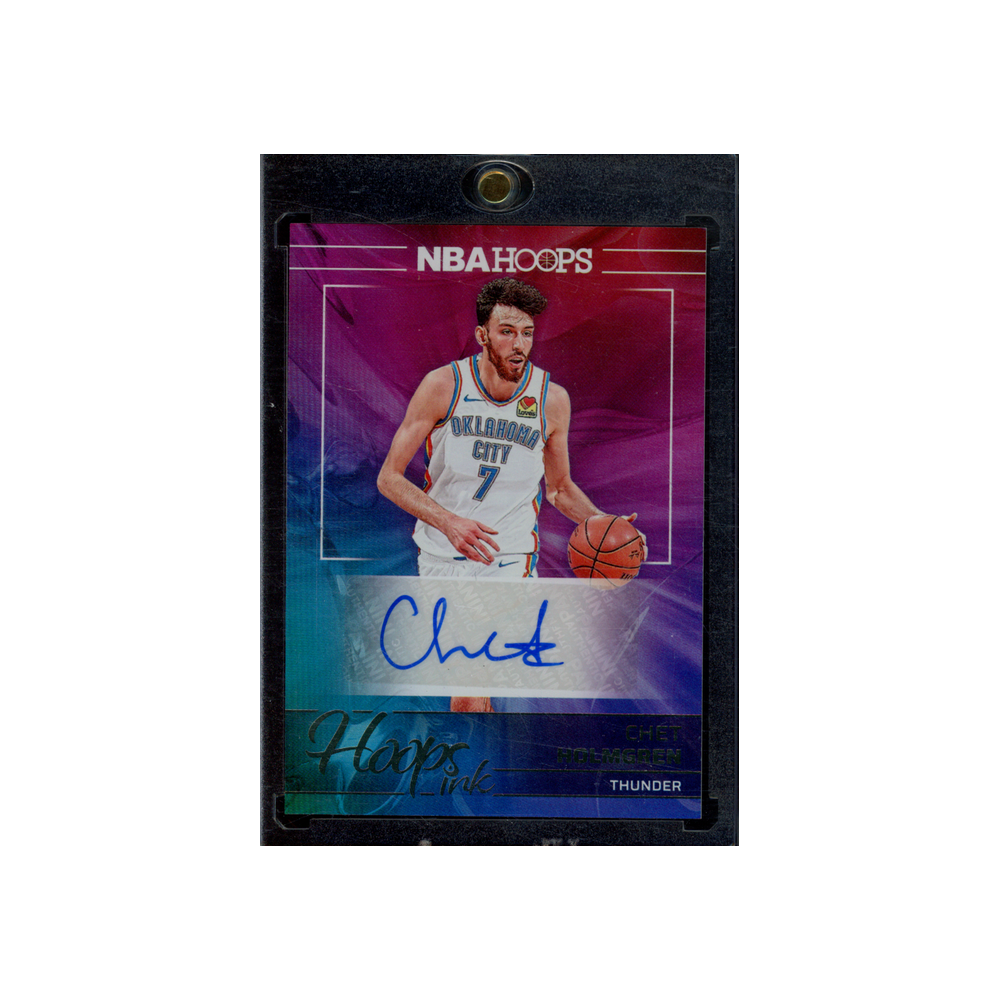 Chet Holmgren 2024-25 Panini Hoops Basketball Hoops Ink Auto