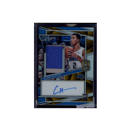 Caleb Houstan 2022-23 Panini Spectra Basketball Rookie Patch Auto /3