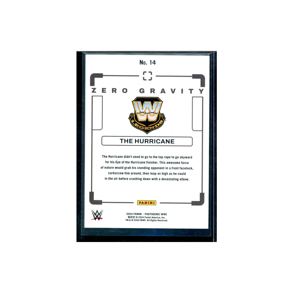 The Hurricane 2024 Panini Photogenic WWE Zero Gravity Diamond /75