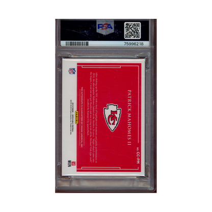 Patrick Mahomes 2019 Panini Impeccable Canvas Creations Auto /10 PSA 8
