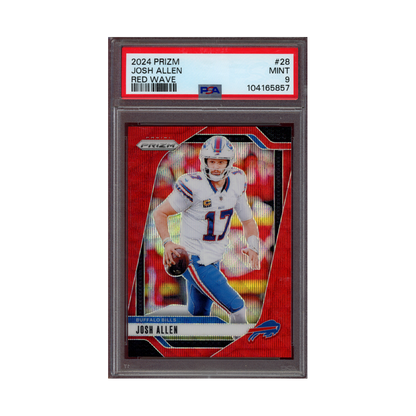 Josh Allen 2024 Panini Prizm Football Red Wave Prizm /149