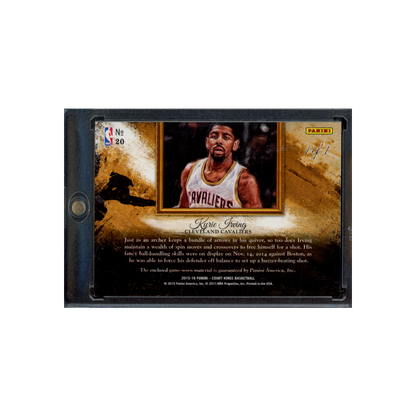 Kyrie Irving 2015-16 Panini Court Kings Basketball Artistic Endeavors Patch 1/1