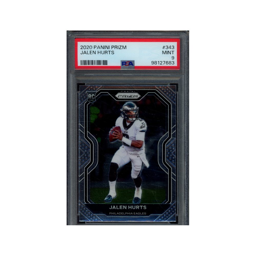 Jalen Hurts 2020 Panini Prizm Football Rookie PSA 9
