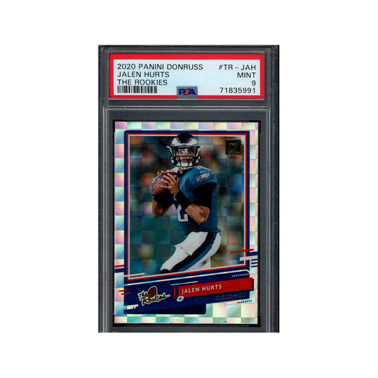 Jalen Hurts 2020 Panini Donruss The Rookies PSA 9