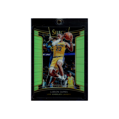 LeBron James 2018-19 Panini Select Basketball Green /75