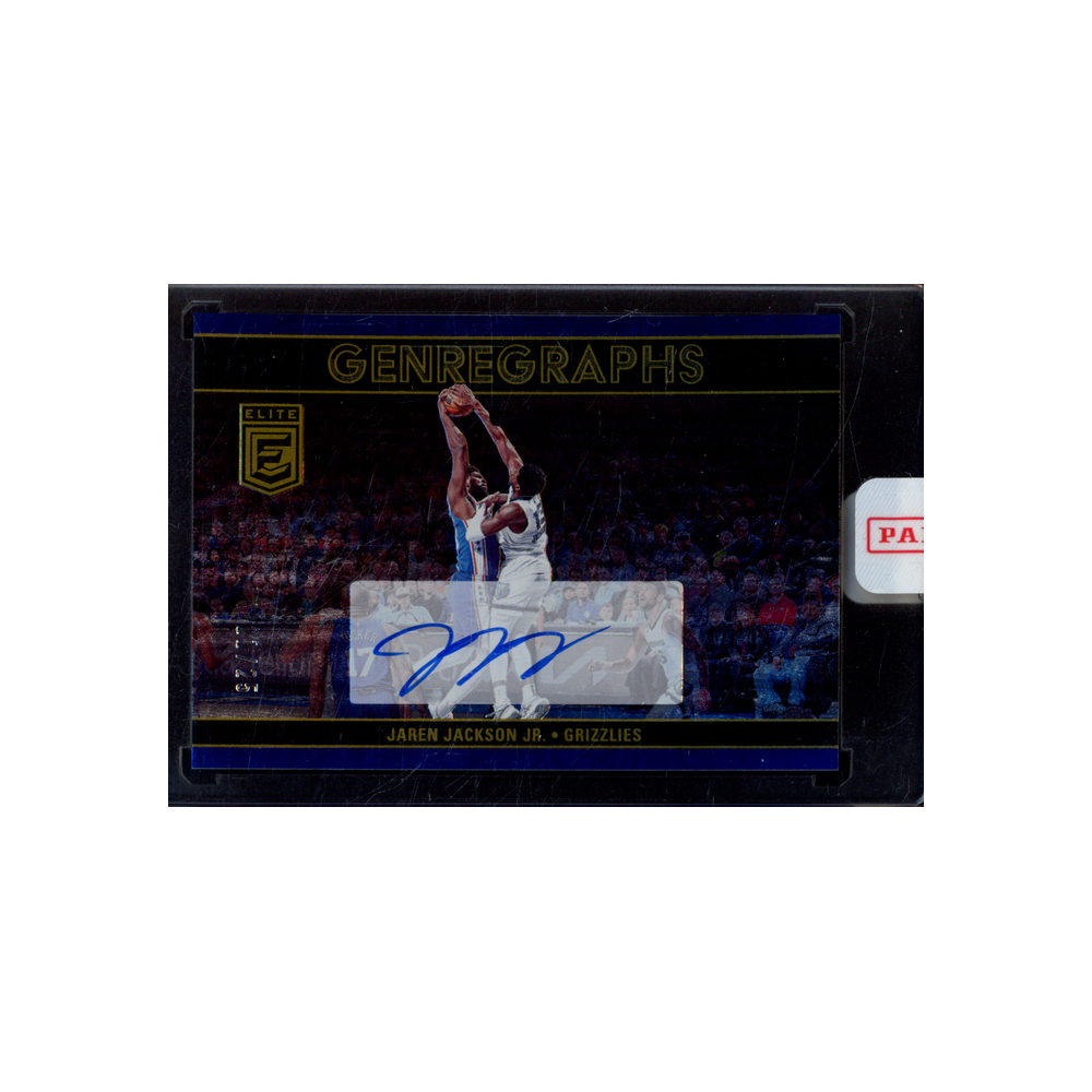 Jaren Jackson Jr 2023-24 Panini Donruss Elite Basketball Genregraphs Auto Blue /25