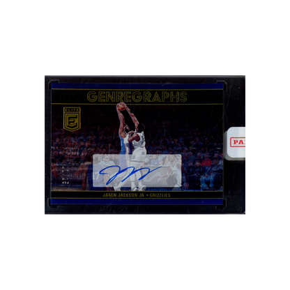 Jaren Jackson Jr 2023-24 Panini Donruss Elite Basketball Genregraphs Auto Blue /25