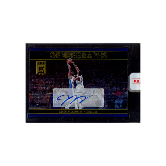 Jaren Jackson Jr 2023-24 Panini Donruss Elite Basketball Genregraphs Auto Blue /25