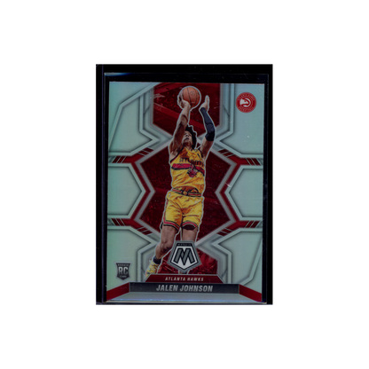 Jalen Johnson 2021-22 Panini Mosaic Basketball Rookie Silver #228