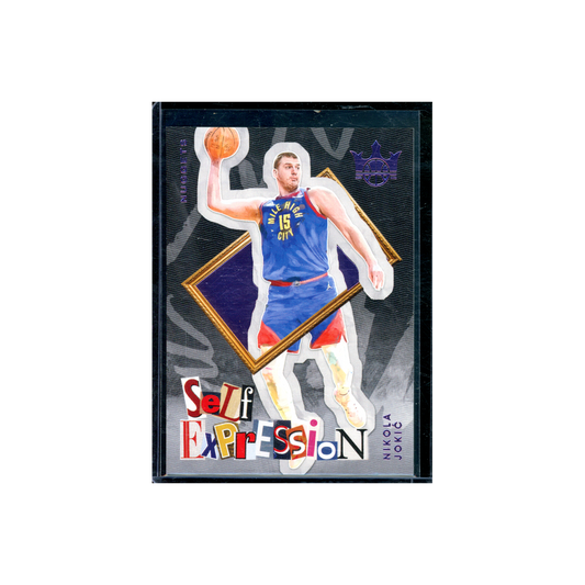 Nikola Jokic 2024-25 Panini Court Kings Basketball Self Expression Pink /49