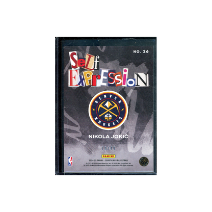 Nikola Jokic 2024-25 Panini Court Kings Basketball Self Expression Pink /49