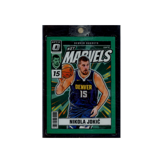 Nikola Jokic 2024-25 Panini Donruss Optic Basketball Net Marvels Green /5