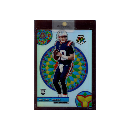 Mac Jones 2021 Panini Mosaic Football Stained Glass Rookie
