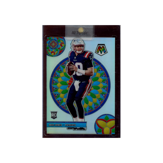 Mac Jones 2021 Panini Mosaic Football Stained Glass Rookie