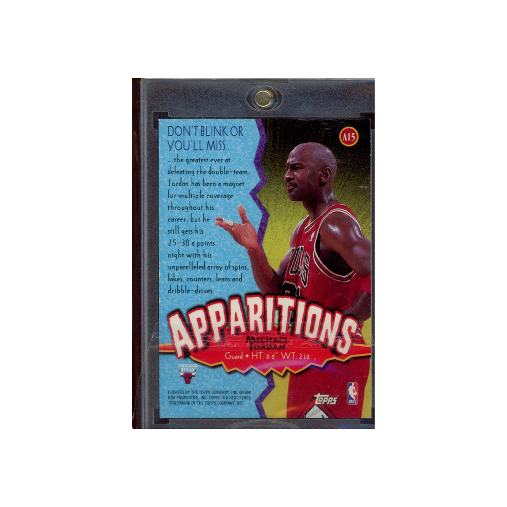 Michael Jordan 1998 Topps Apparitions