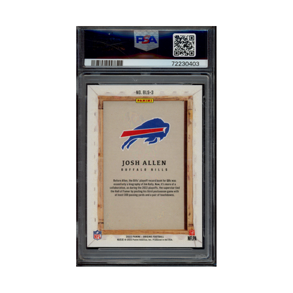 Josh Allen 2022 Panini Origins Football Blank Slate PSA 10