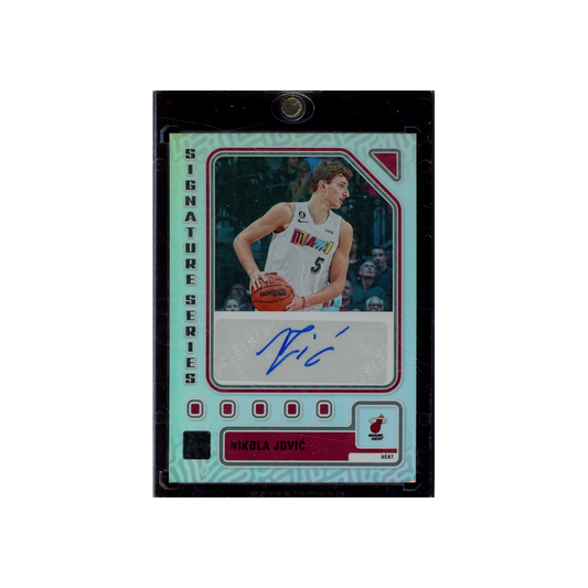 Nikola Jovic 2023-24 Panini Donruss Basketball Signature Series Auto