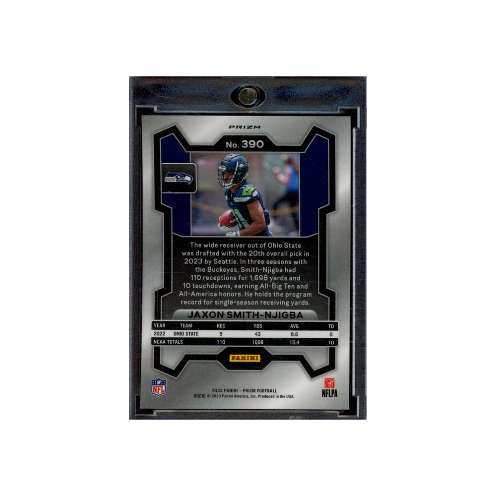 Njigba 2023 Panini Prizm Football Silver Prizm Rookie