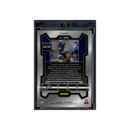 Njigba 2023 Panini Prizm Football Silver Prizm Rookie