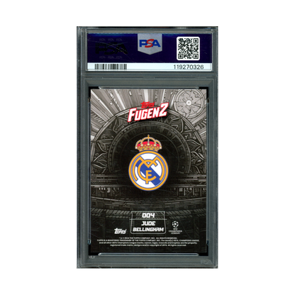 Jude Bellingham 2023-24 Topps Fugenz UCC Auto Gold 1/1 PSA 7/10
